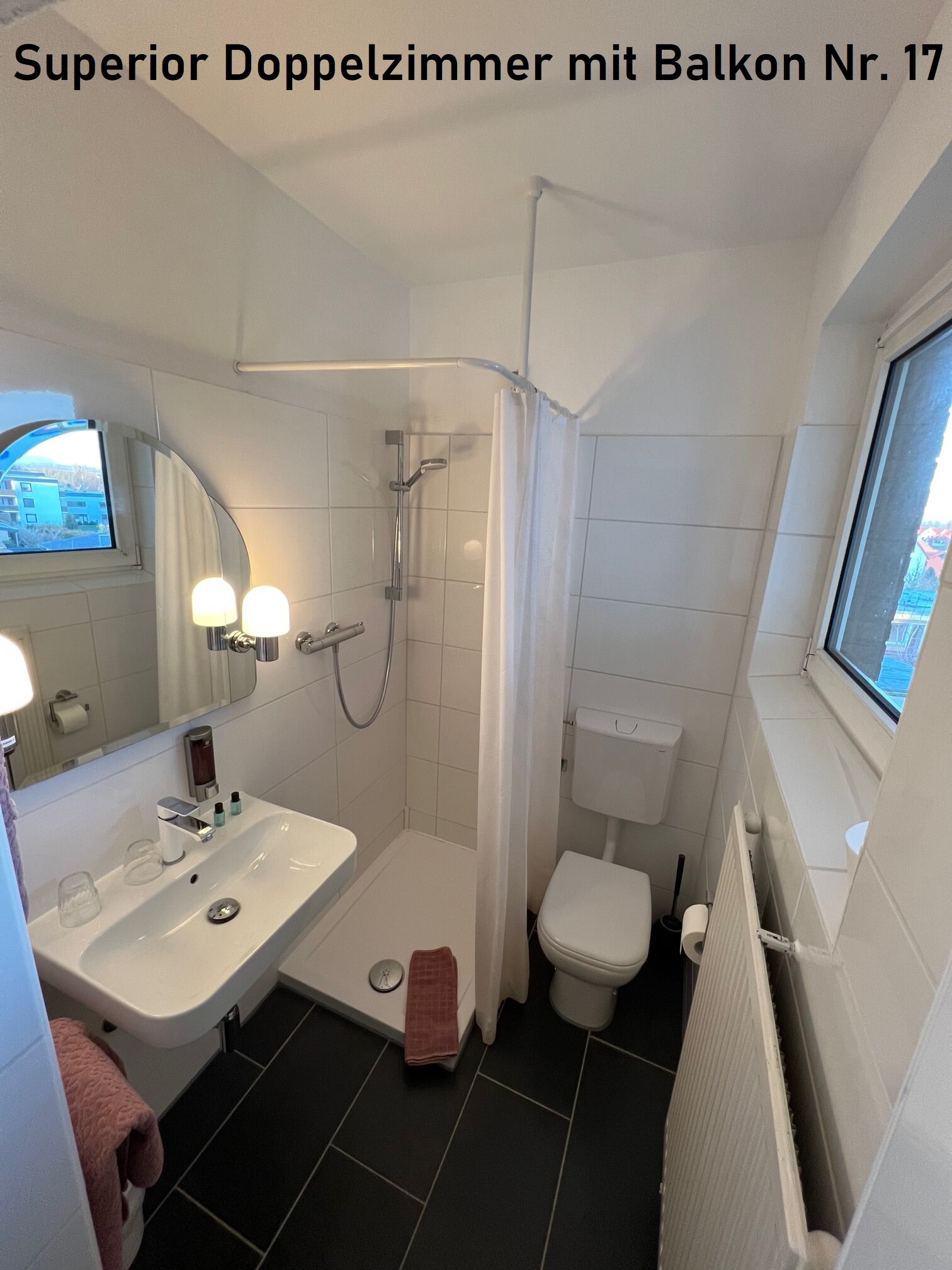 Hotelpension Am Thermalbad-浴室
