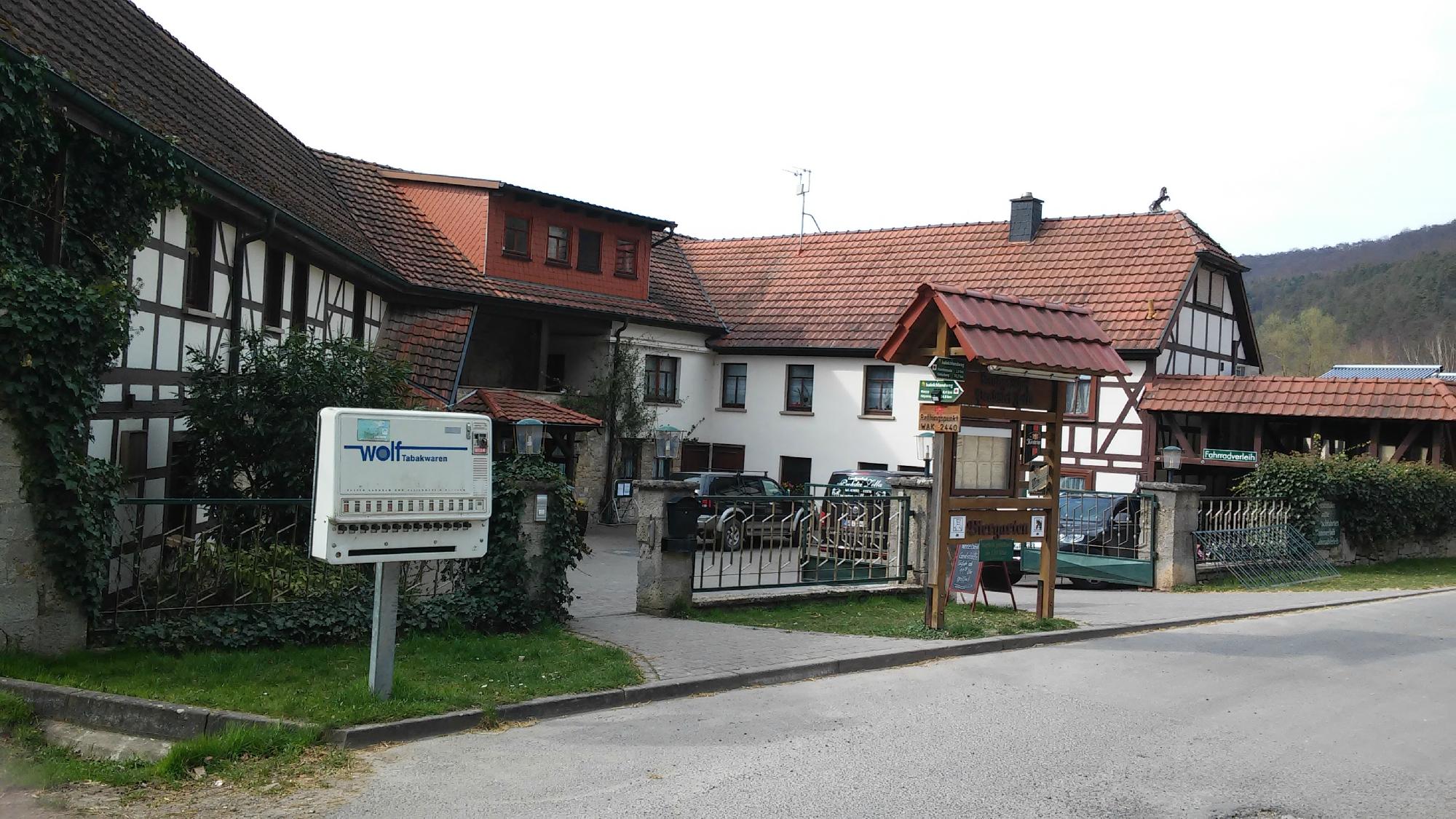 Landgasthof Probstei Zella-浴室