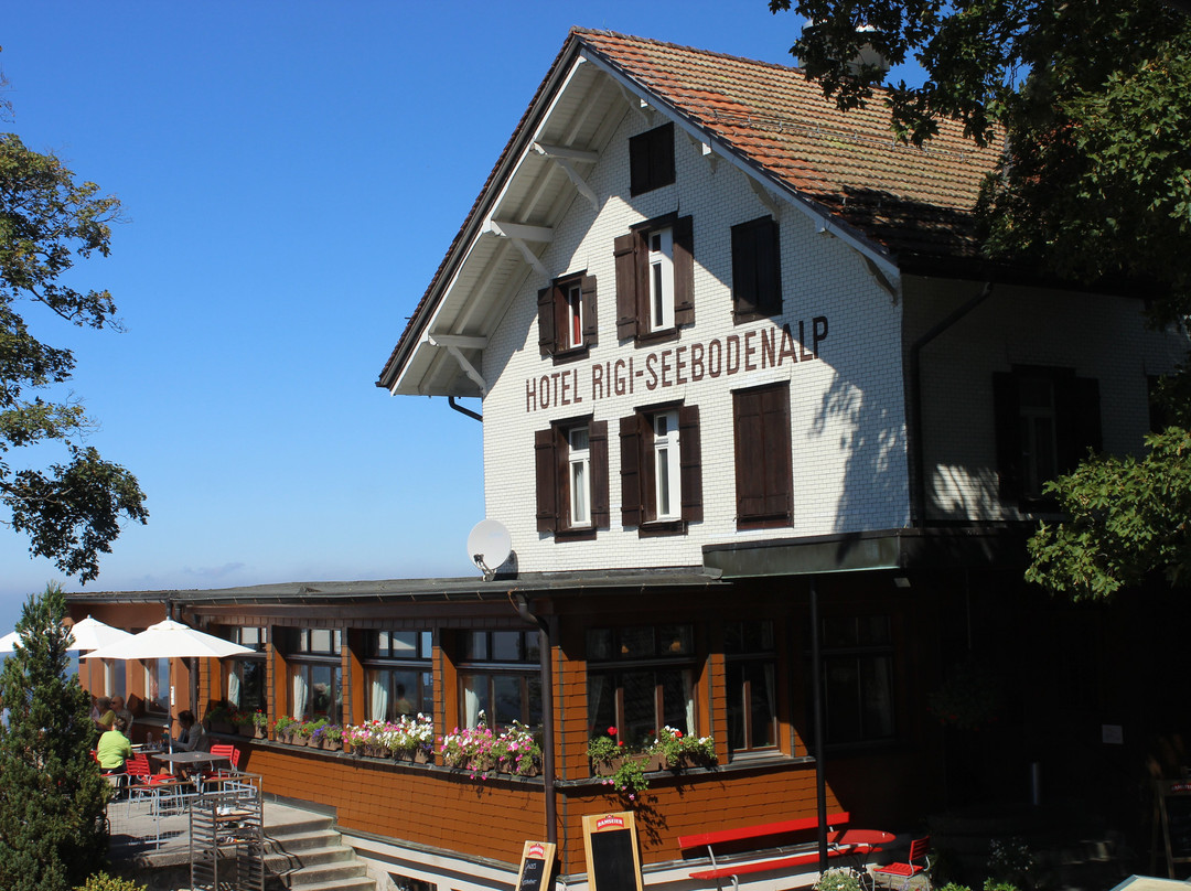屈斯纳赫特瑞吉酒店住宿-Hotel-Restaurant Rigi-Seebodenalp