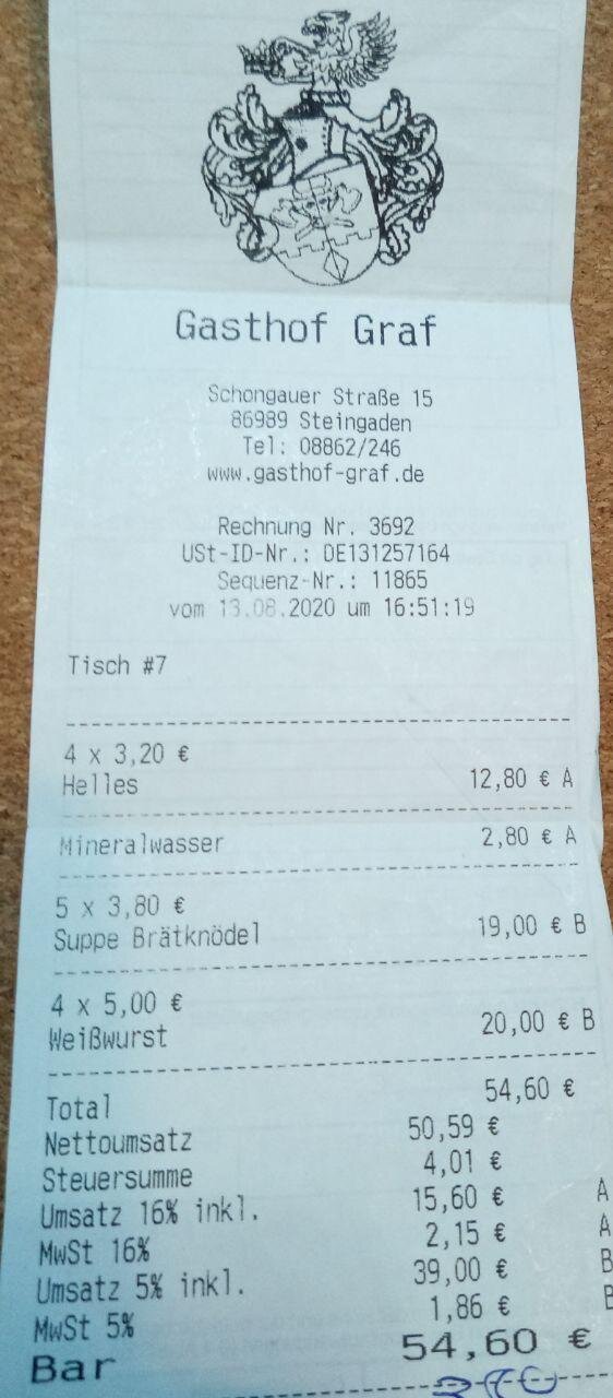 Gasthof Graf-餐饮