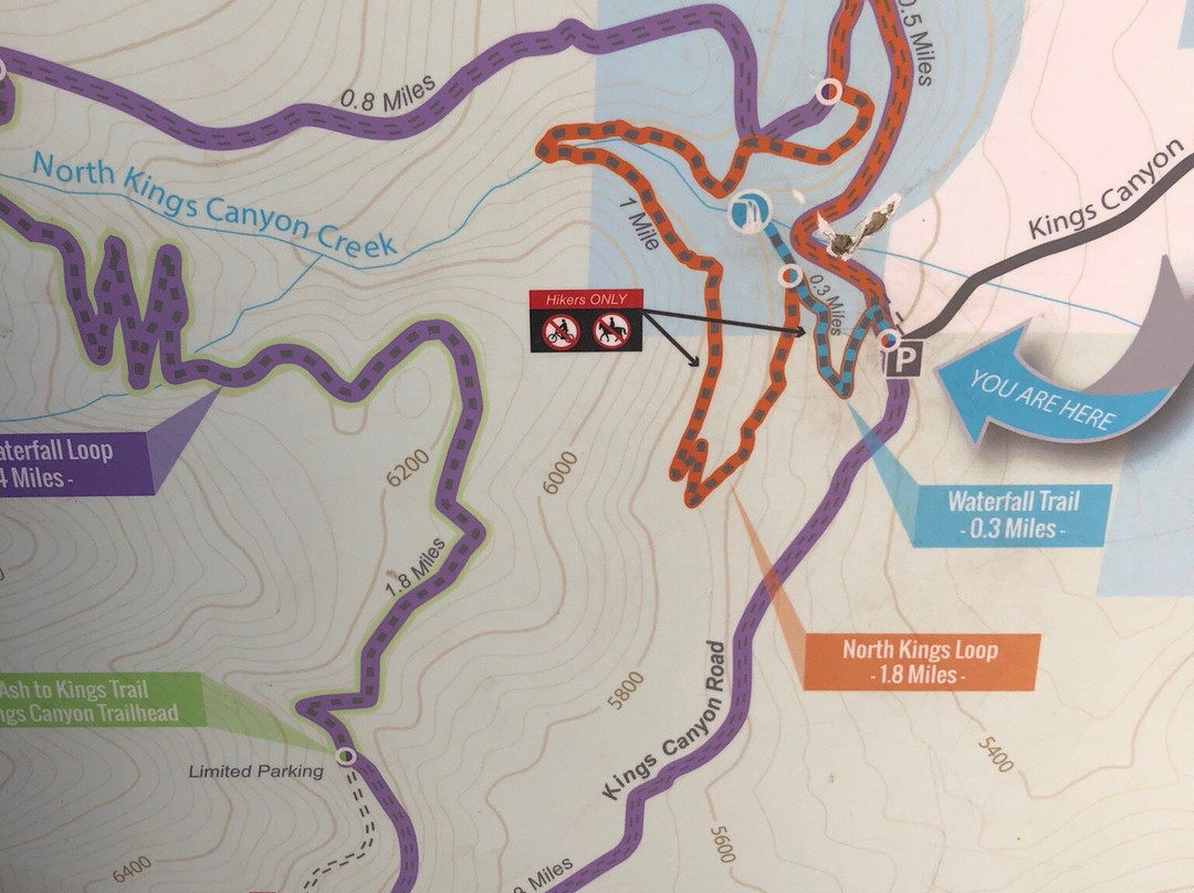 King Canyon Waterfall-卡森城必去景点