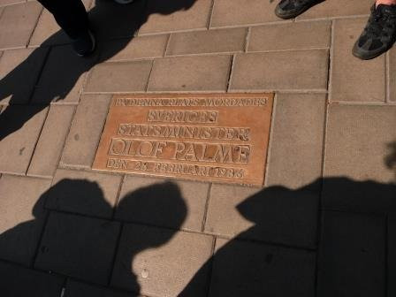 Olof Palme Memorial Plaque景点图片