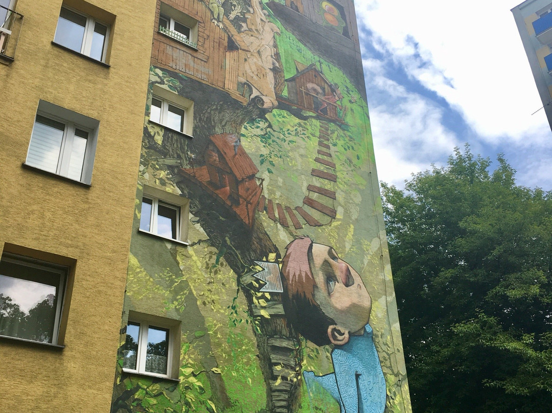 Piotrus Pan Mural-比得哥什必去景点