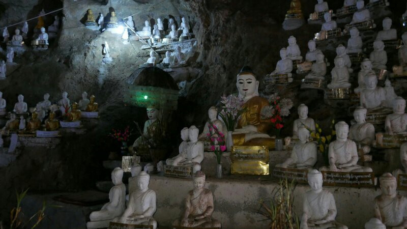 Htet Eain Gu Cave & Monastery-Nyaungshwe必去景点