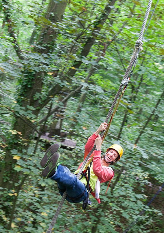 Schwindelfrei der Kletterwald-布吕尔必去景点