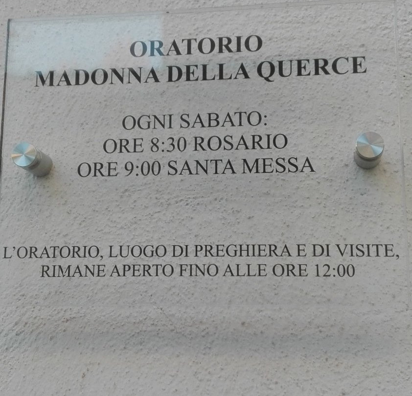 Oratorio della Madonna della Querce景点图片