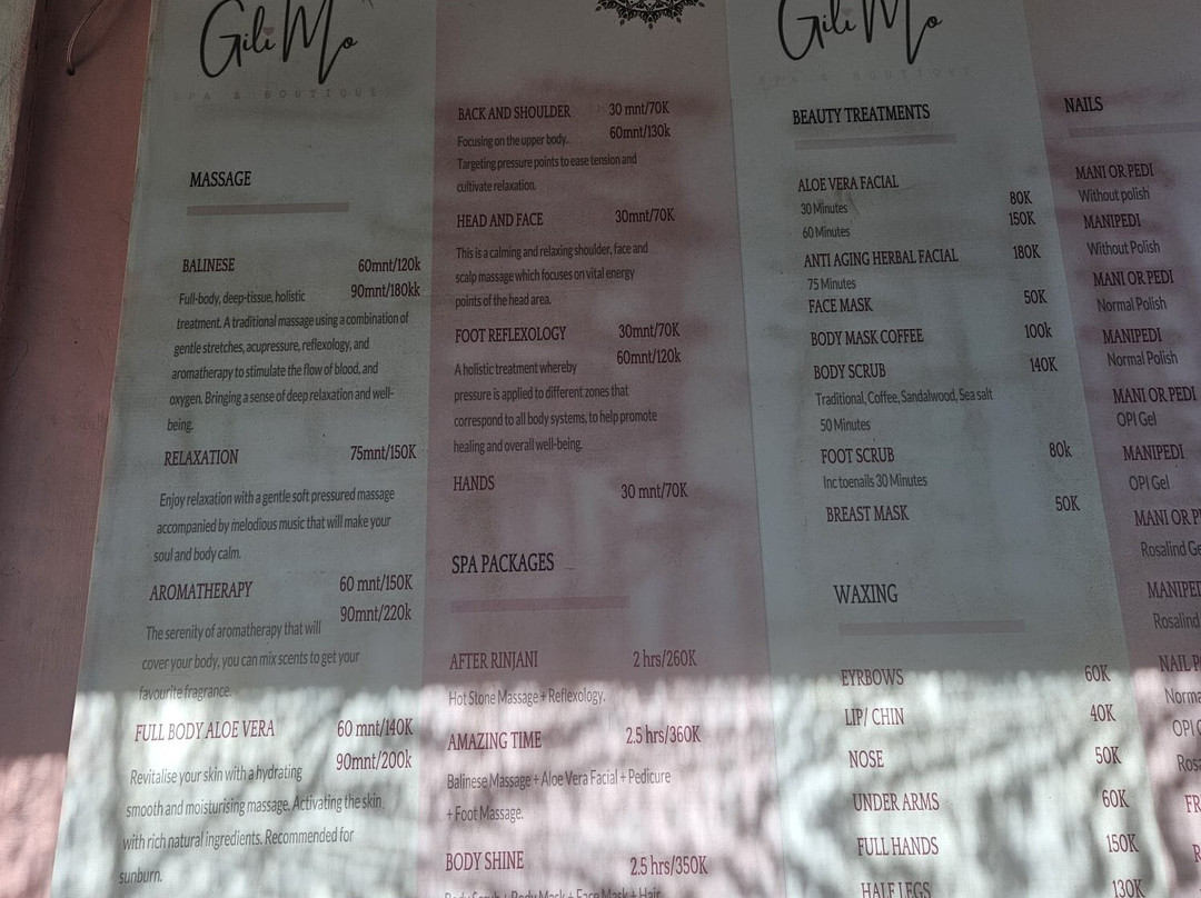 Gili Mo Spa and Hair Salon-吉利特拉万安必去景点