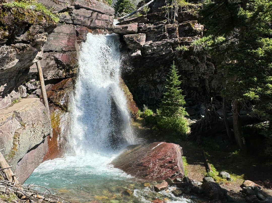 Baring Falls-冰河国家公园必去景点