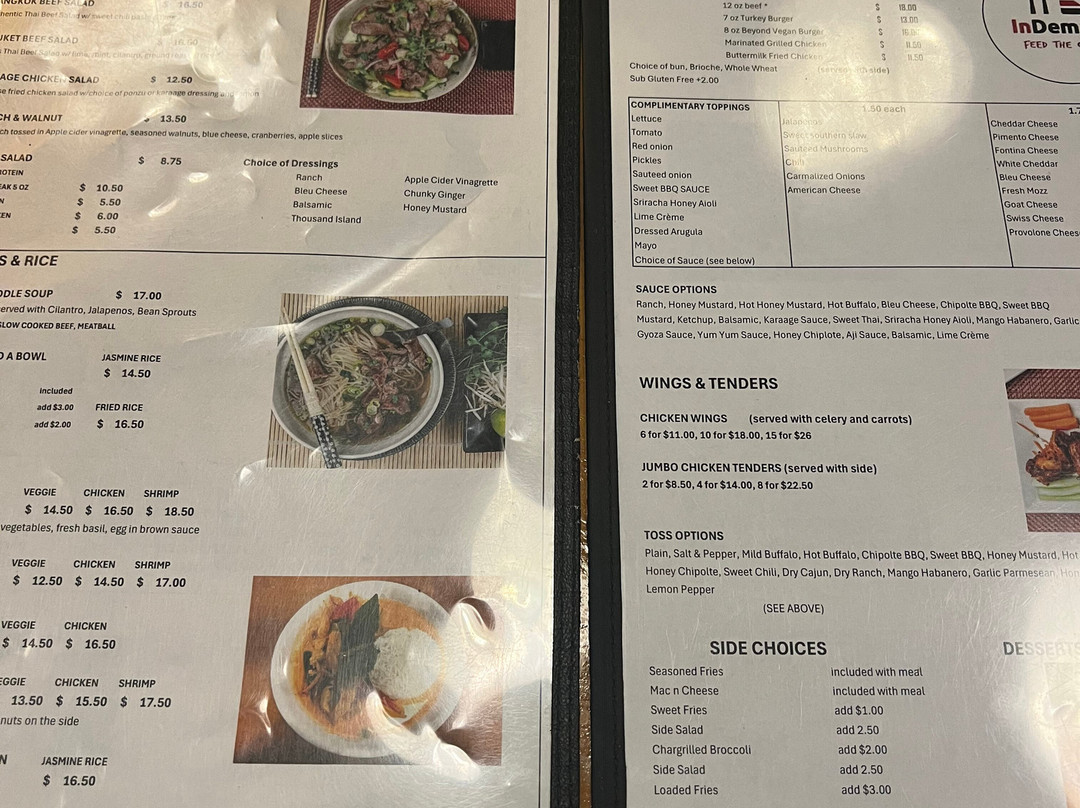 Indemand-asian Street Food & Burger Bar