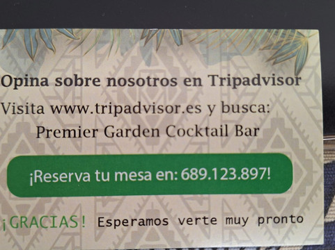 Premier Garden Cocktail Bar-塞维利亚必去景点