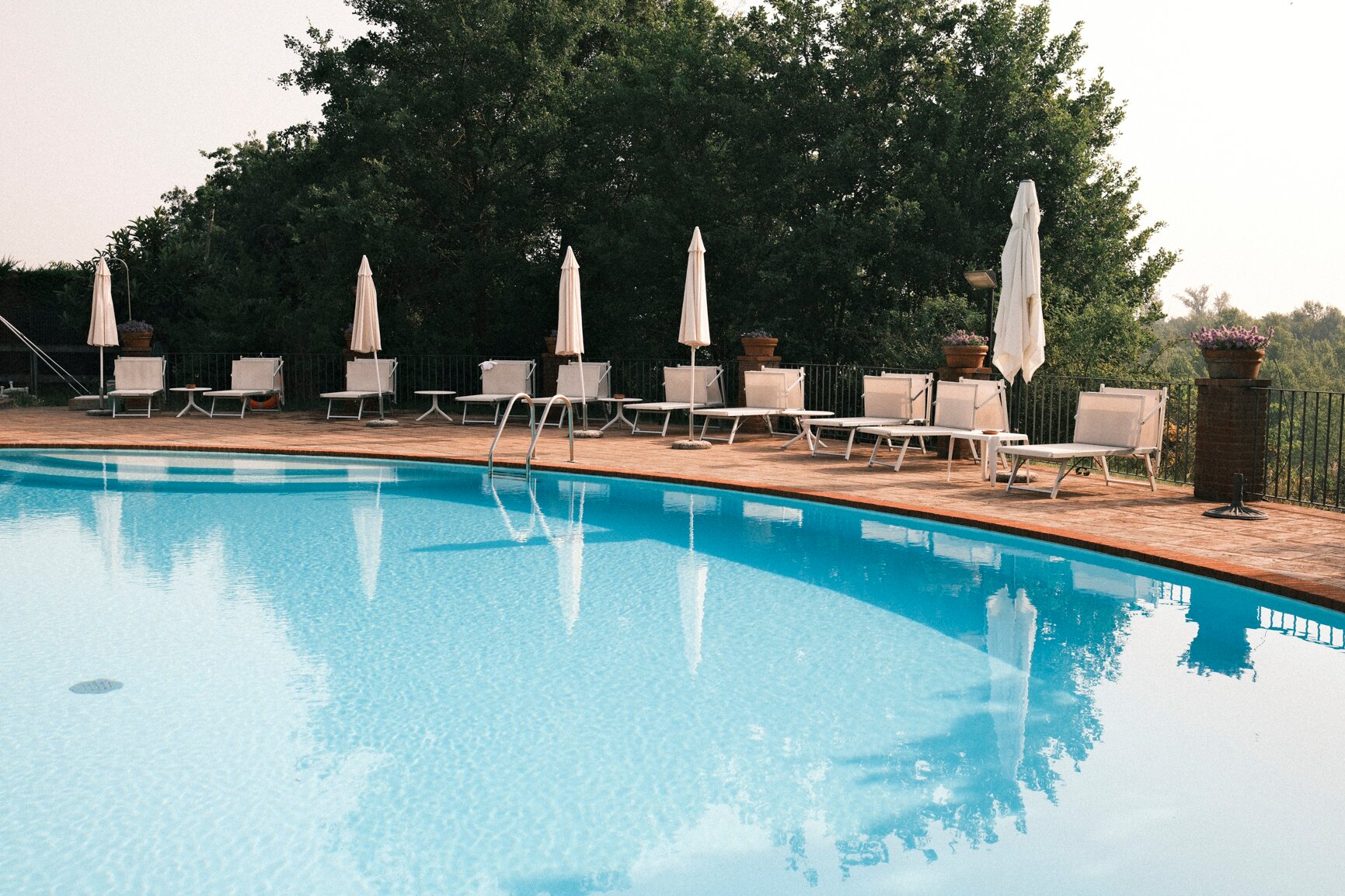 Agriturismo Croara Vecchia-泳池