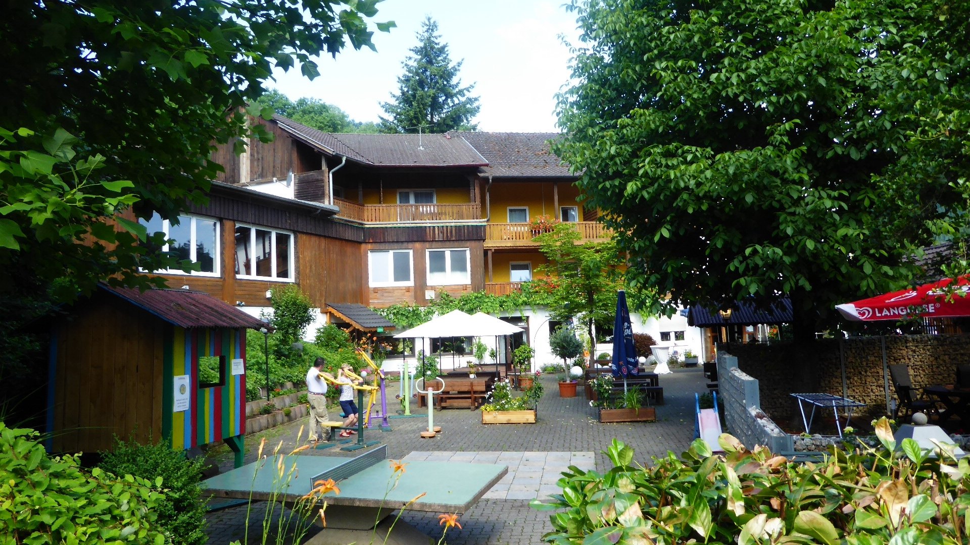 Landgasthof Linkenmuhle-浴室