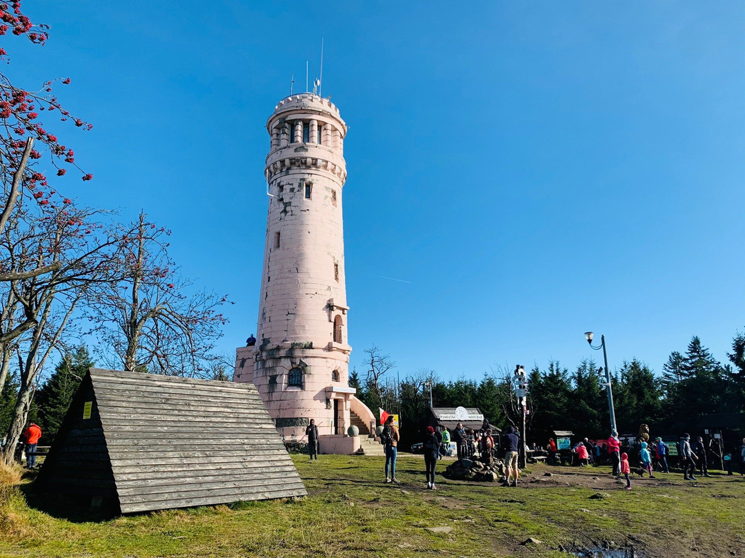 Lookout Tower at the Summit of Wielka Sowa Mountain景点图片