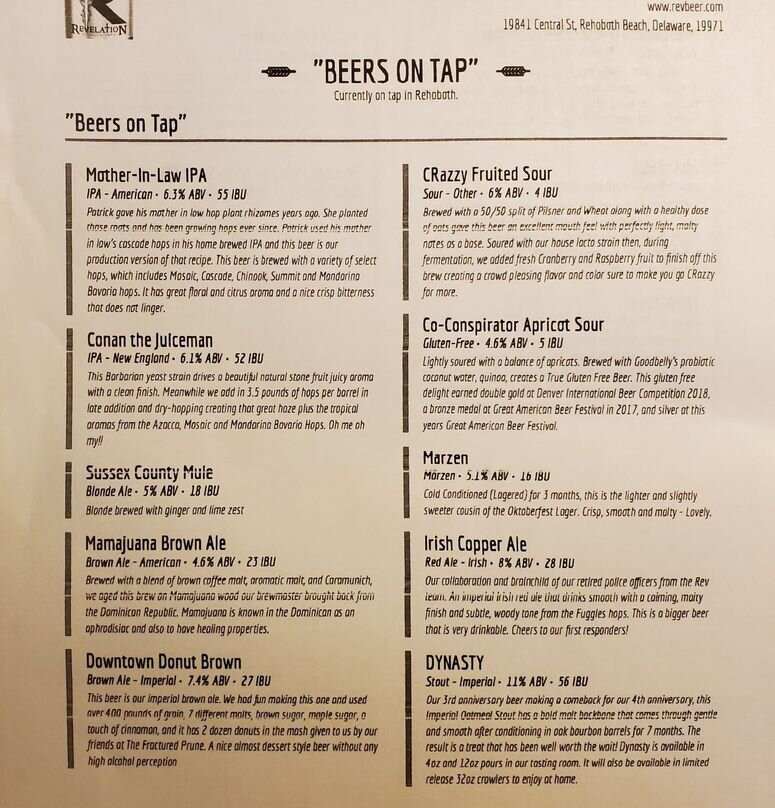 Revelation Craft Brewing Company-里霍博斯比奇必去景点