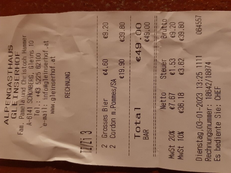 Alpengasthaus Gleinserhof