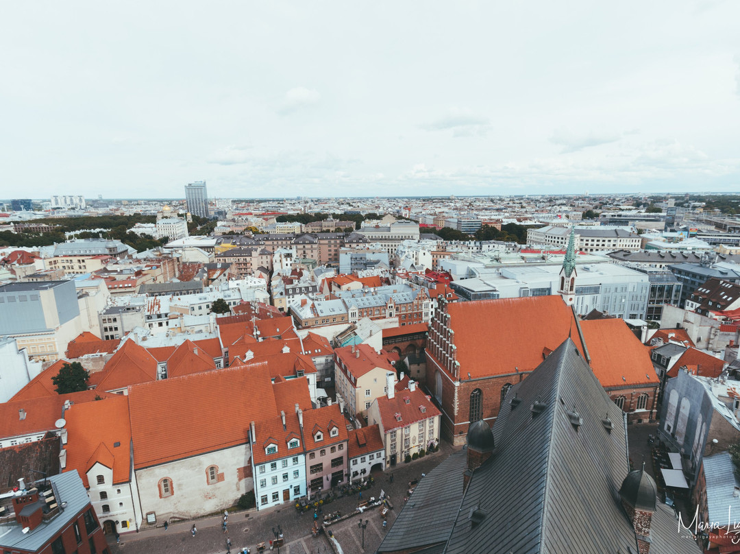 View of Riga from St Peter's Church Tower景点图片