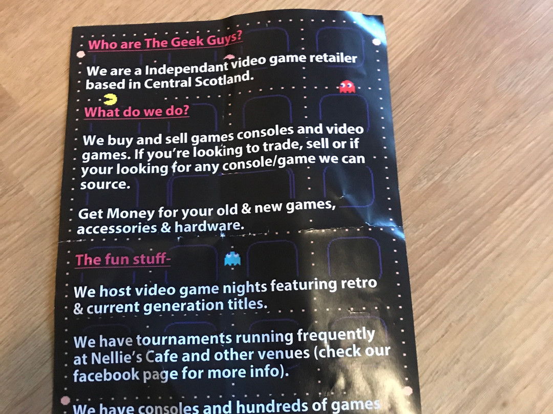 The Geek Guys Video Games & Arcade Collectors-Grangemouth必去景点