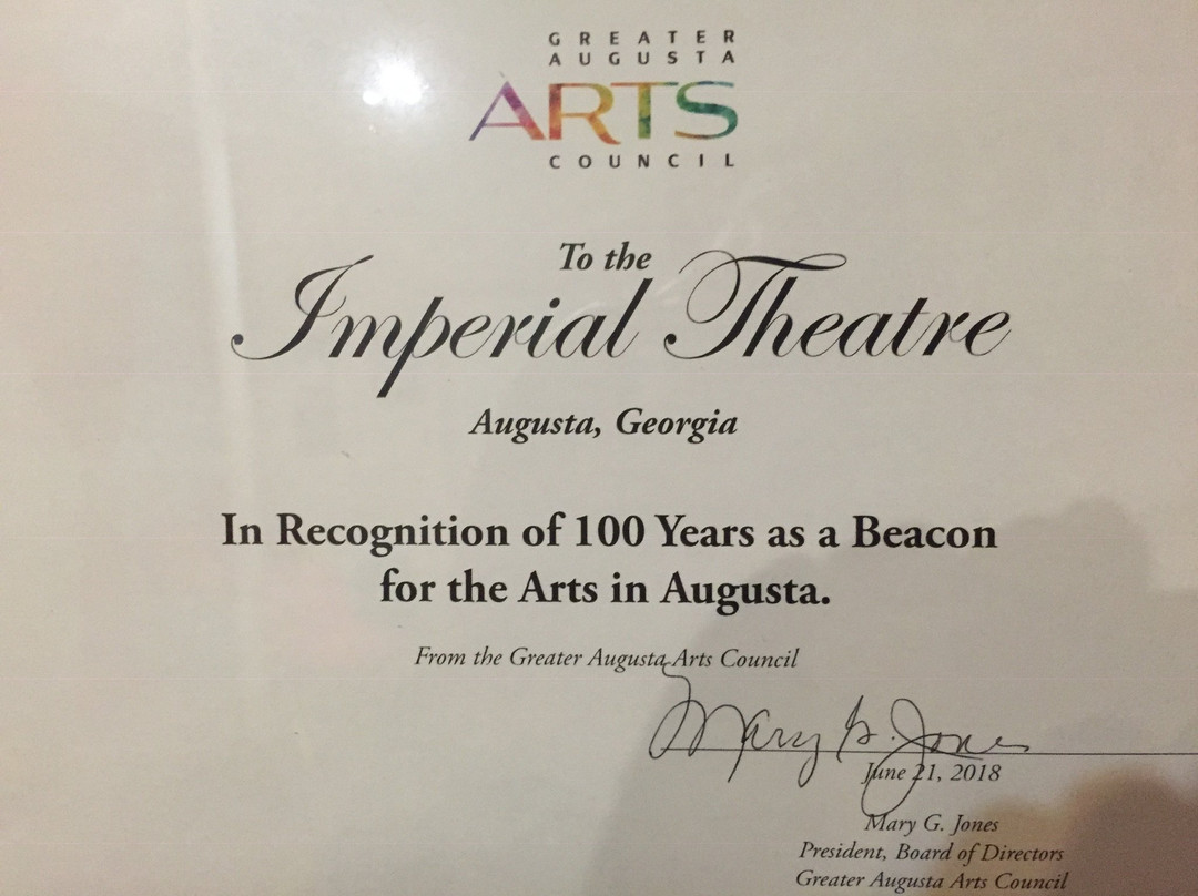 Imperial Theatre-奥古斯塔必去景点