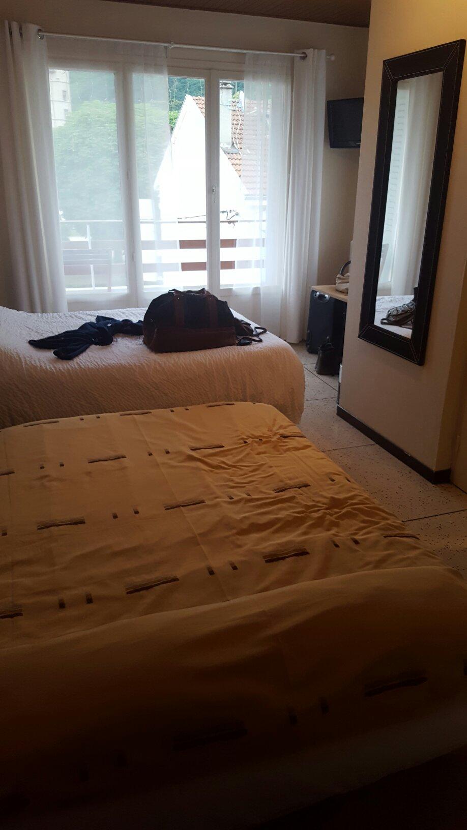 Hôtel Sandra Vizille-浴室