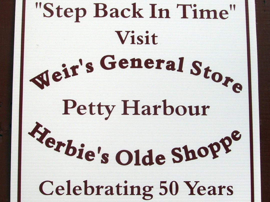 Herbie's Olde Shoppe-Petty Harbour必去景点
