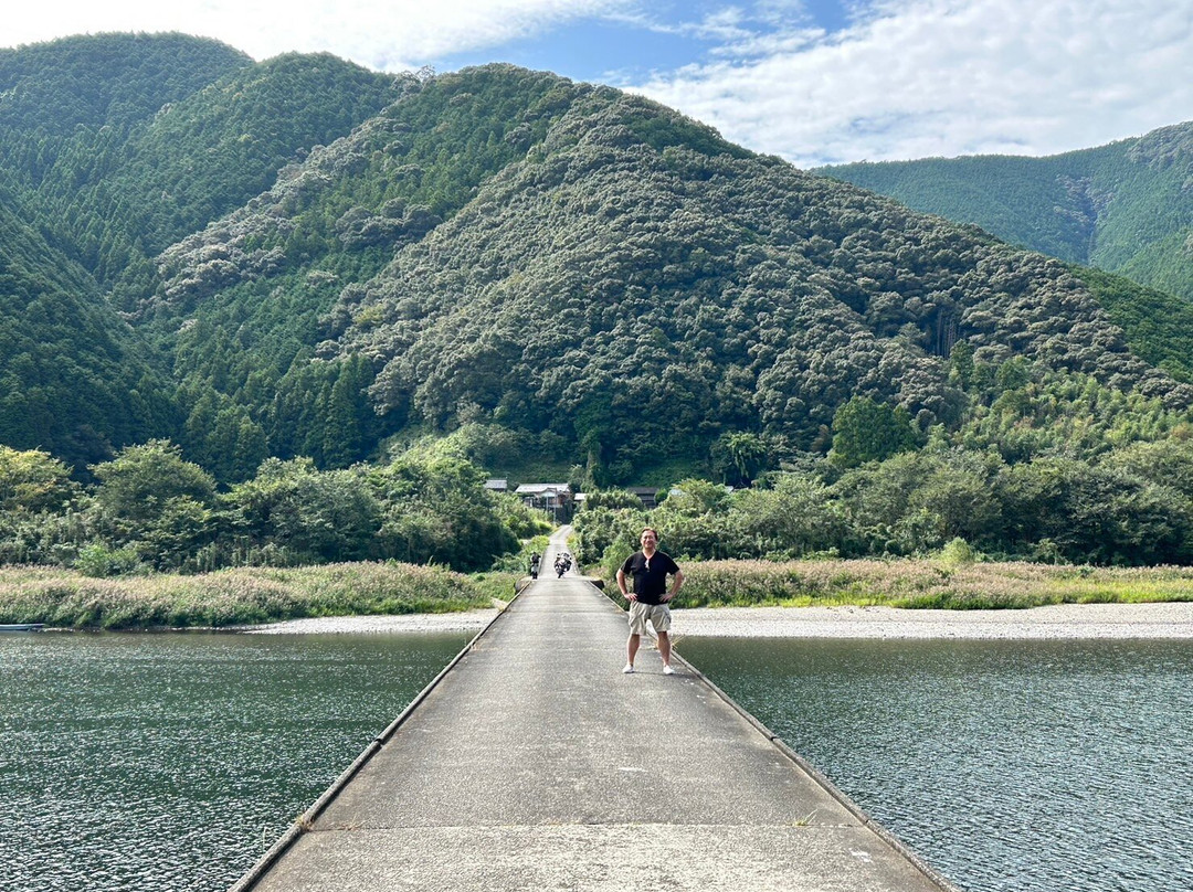 Takase Submersible Bridge-四万十市必去景点