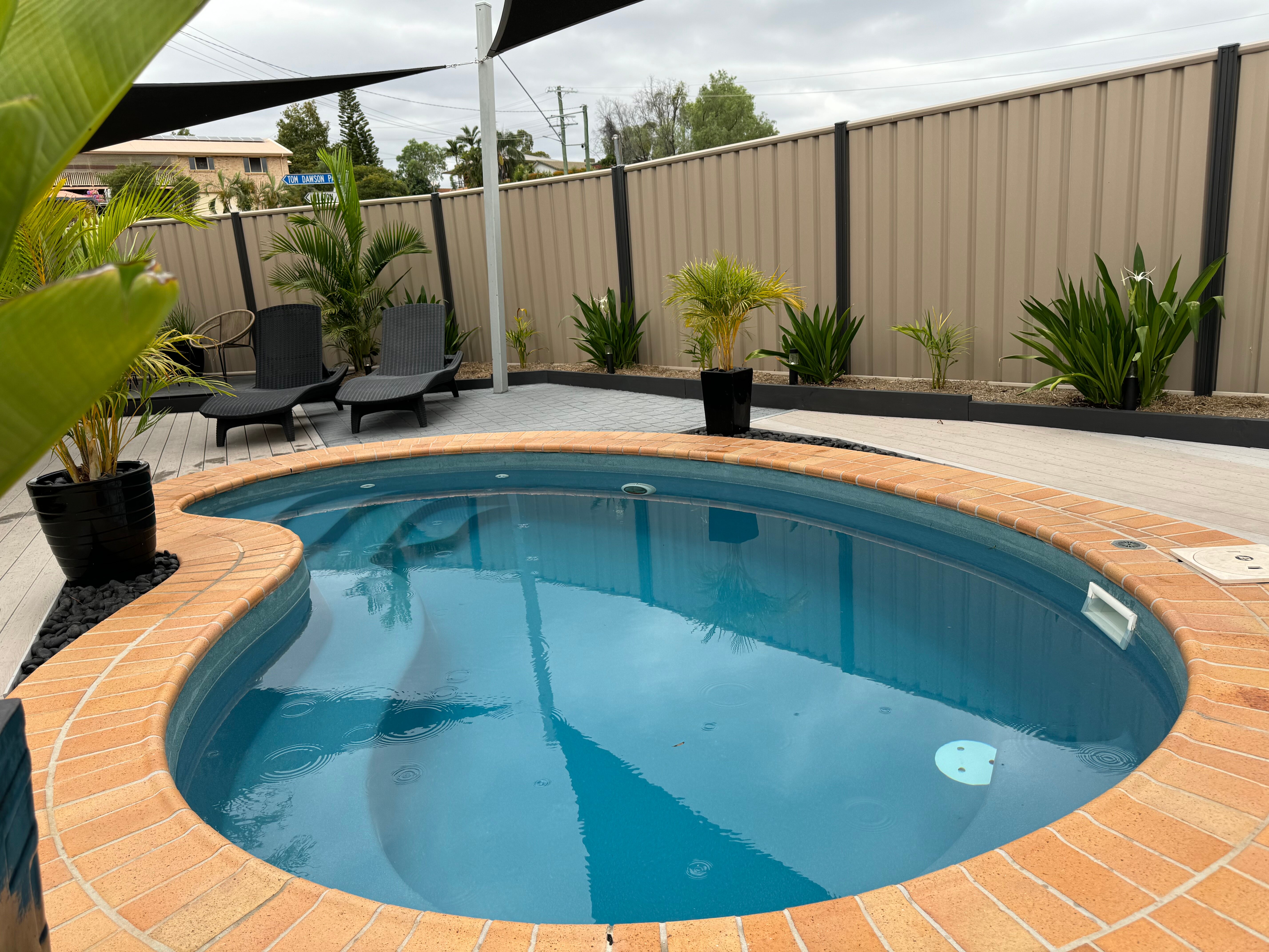 Raintree Motel Biloela-泳池