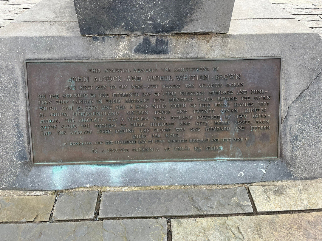 Alcock and Brown Landing Site-Clifden必去景点