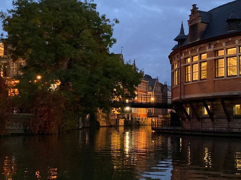 Boat in Gent-根特必去景点