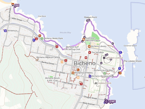 Bicheno Foreshore Footway-比奇诺必去景点