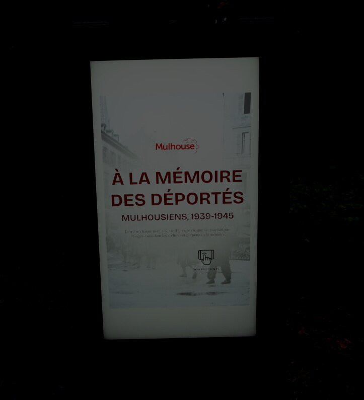 A la mémoire des déportés mulhousiens 1939-1945-米卢斯必去景点