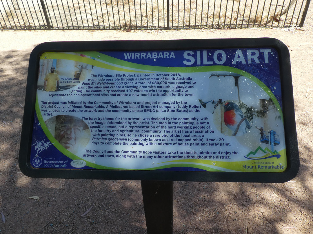 Wirrabara Silo Art景点图片