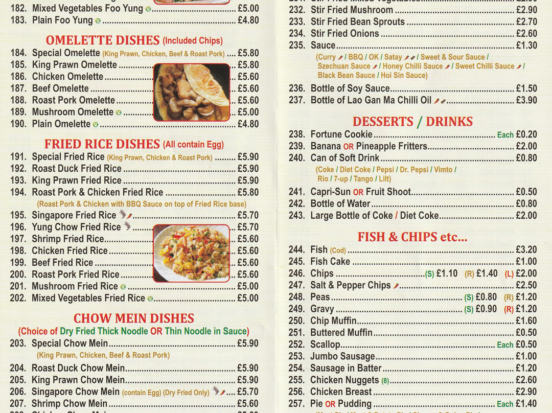 HOHO Fish & Chips Chinese & English Meals To Take Away