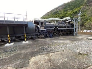 Tsuwano Station Railway Turntable-津和野町必去景点