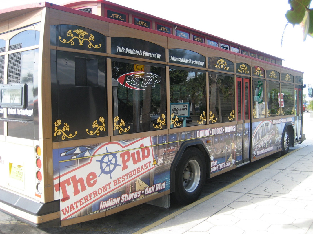 PSTA Suncoast Beach Trolley-克利尔沃特必去景点