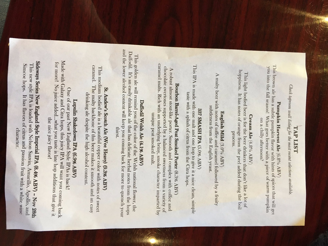 Red Dragon Brewery-弗雷德里克斯堡必去景点