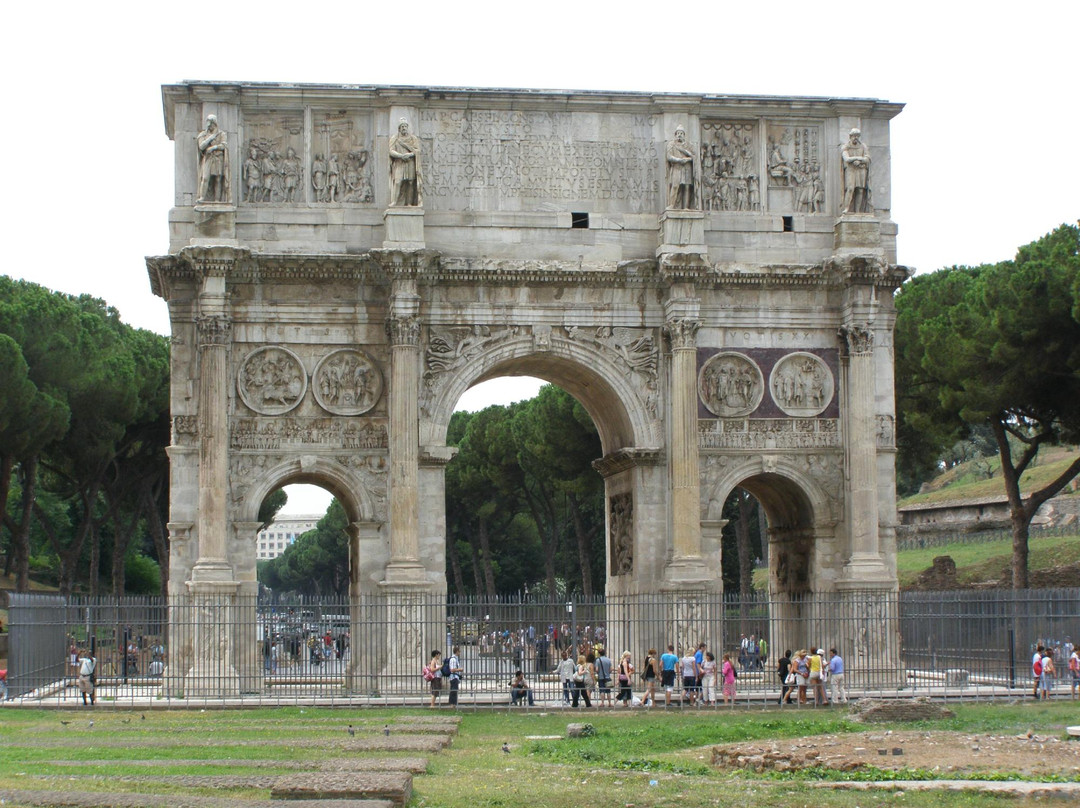 康斯坦丁拱门-罗马必去景点