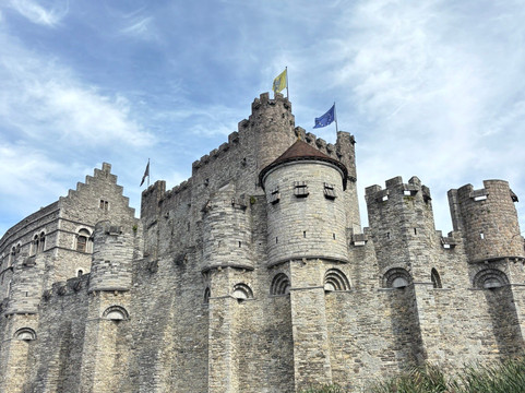 Boat in Gent-根特必去景点