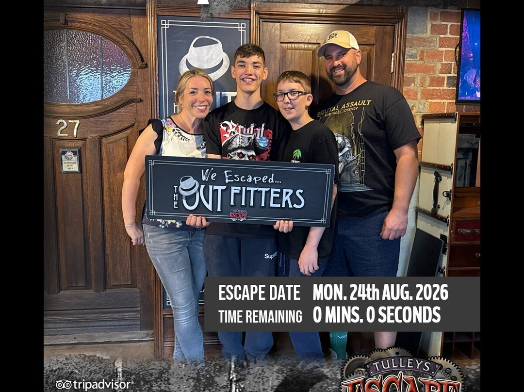 Tulleys Escape Rooms & Games-克劳利必去景点