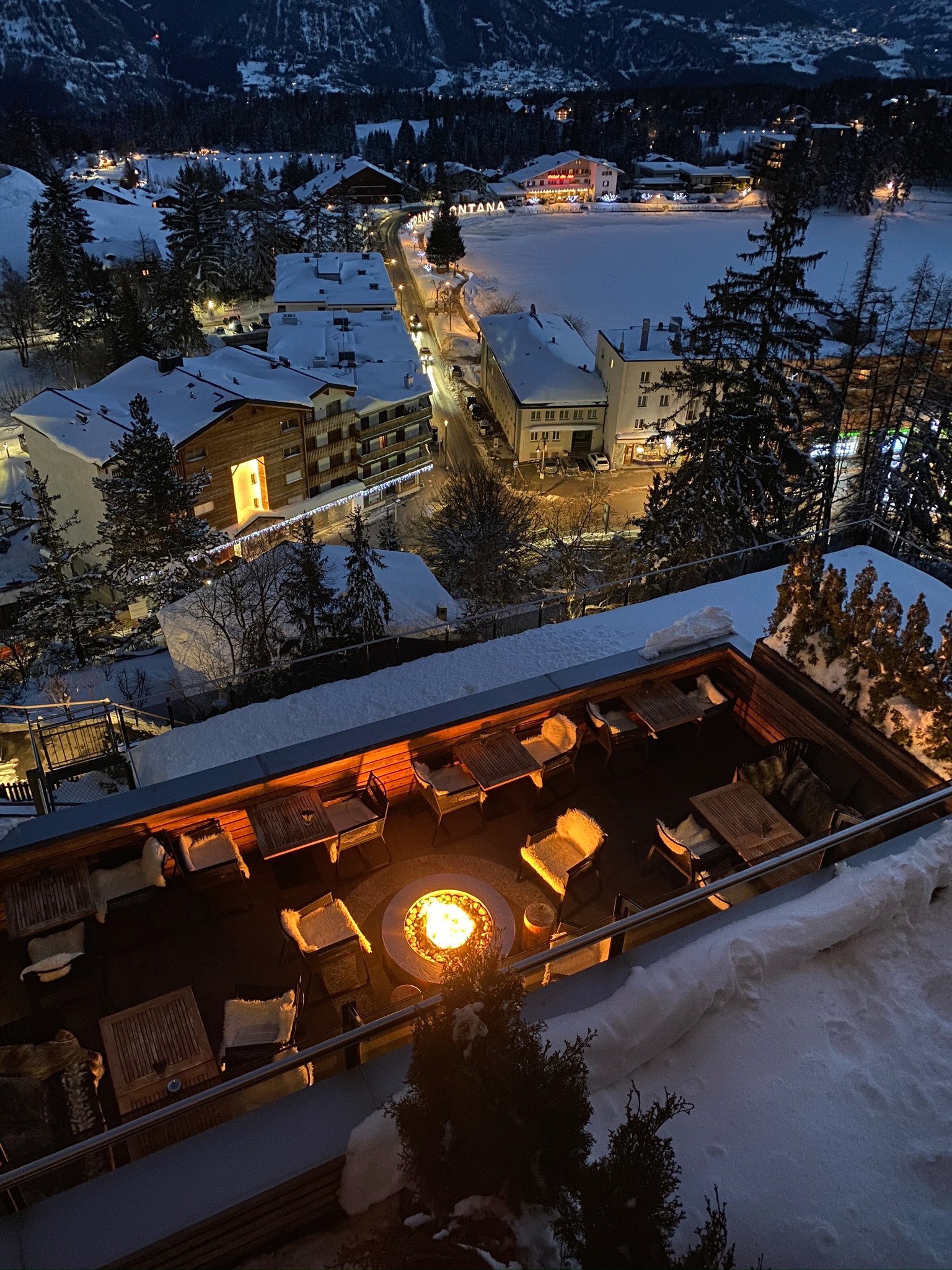 Crans Ambassador-酒店景观
