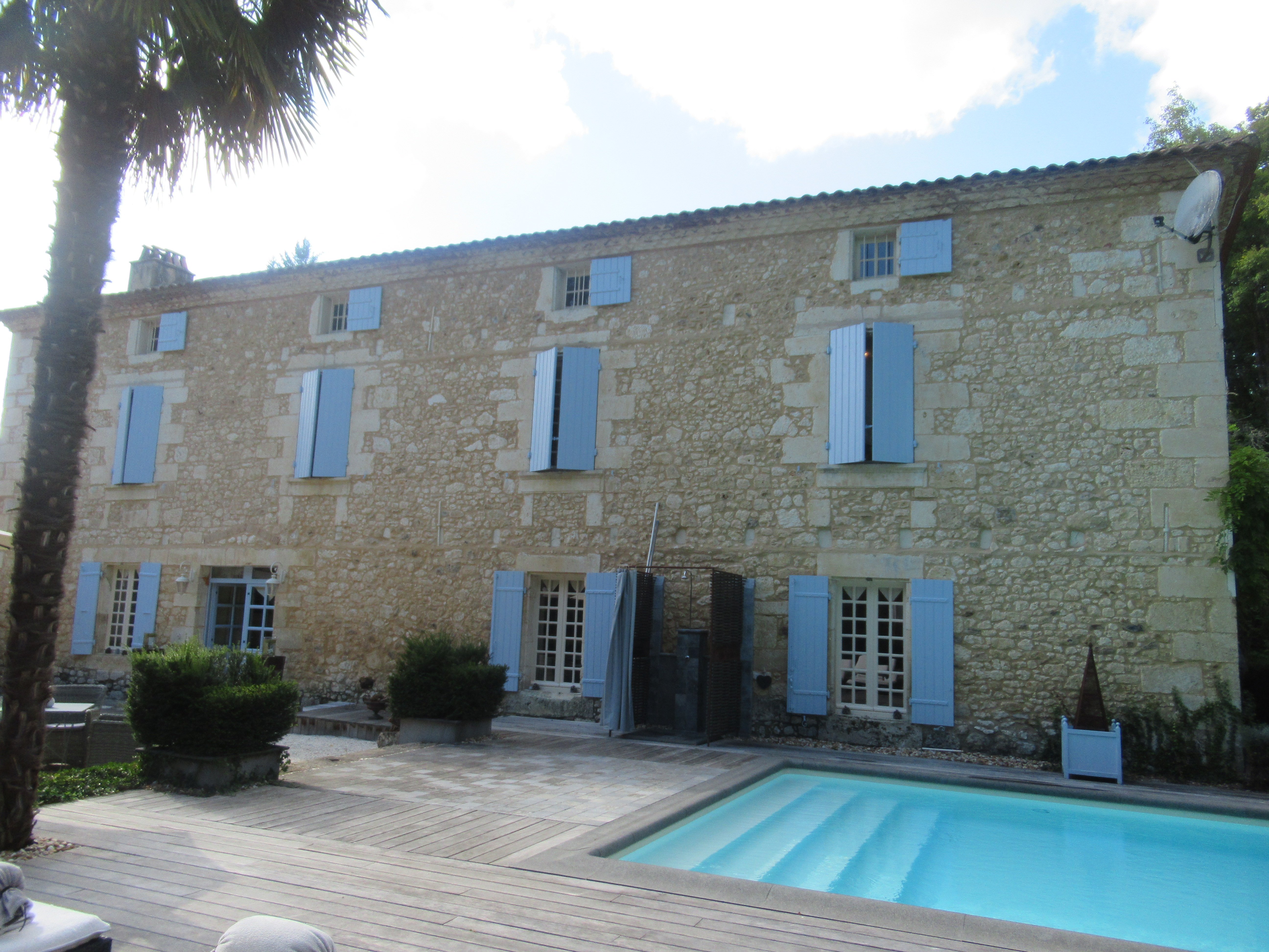 Le Moulin de Peychenval-泳池