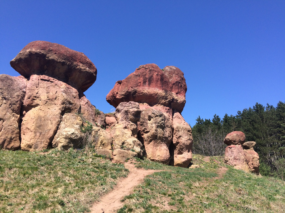Red Giant Stone Mushrooms景点图片