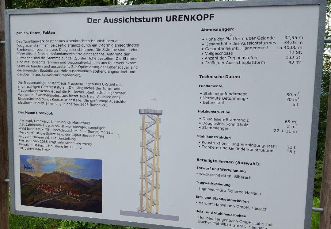 Aussichtsturm Urenkopf景点图片