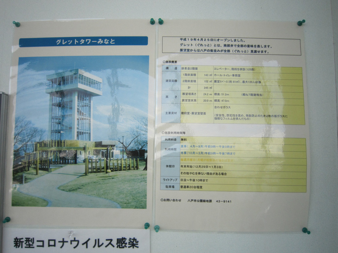 Greht Tower Minato-八户市必去景点