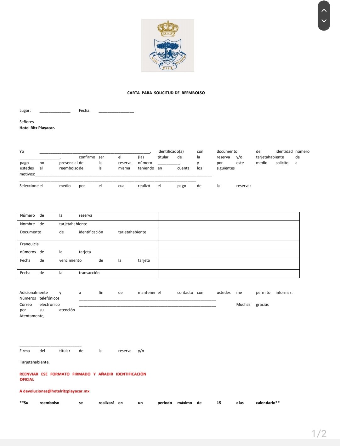 Hotel Ritz Playacar-官方