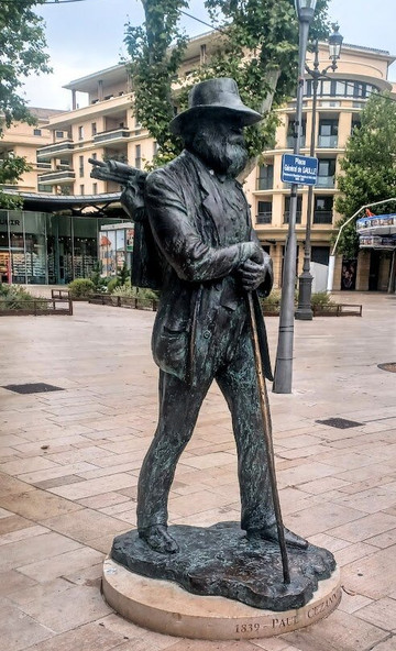 Statue of Paul Cezanne-普罗旺斯必去景点