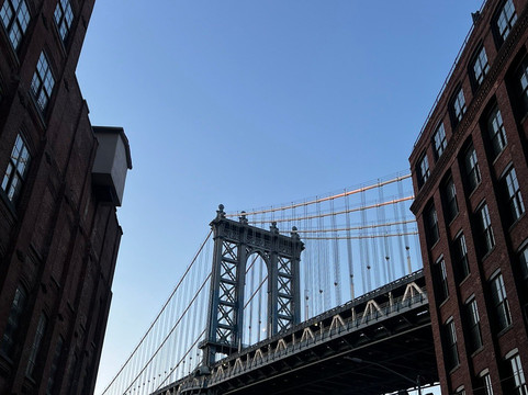 Dumbo Manhattan Bridge View-布鲁克林必去景点