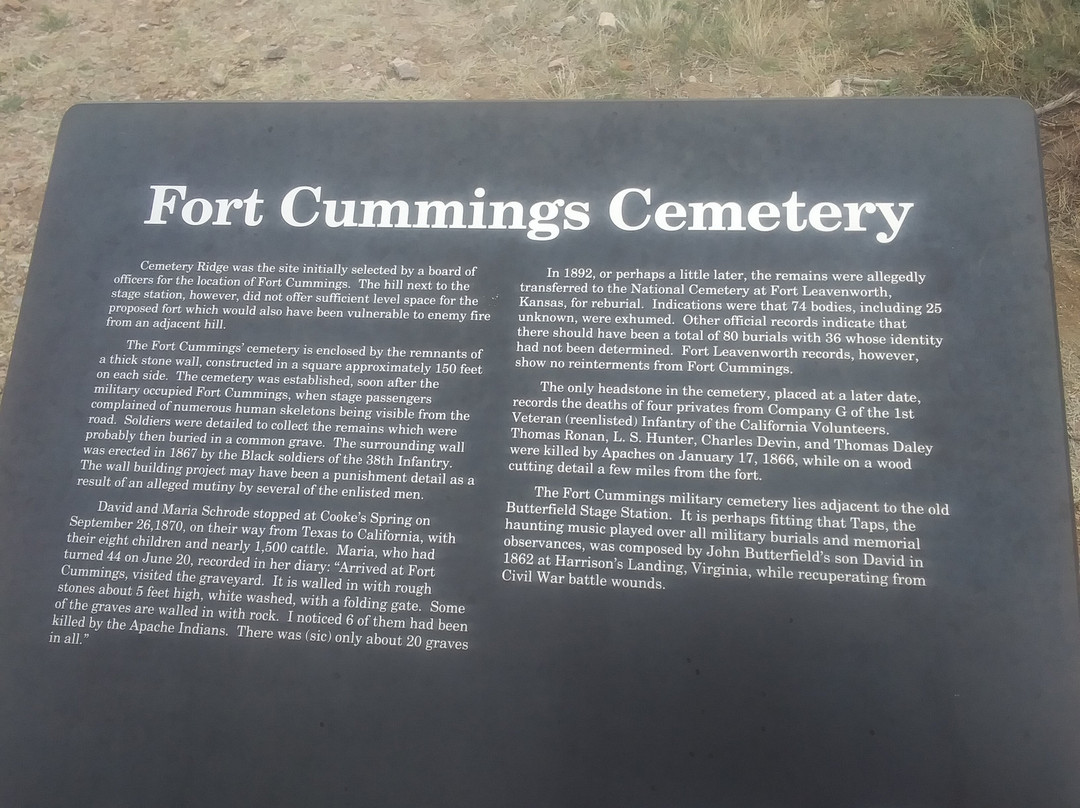 Fort Cummings-Deming必去景点