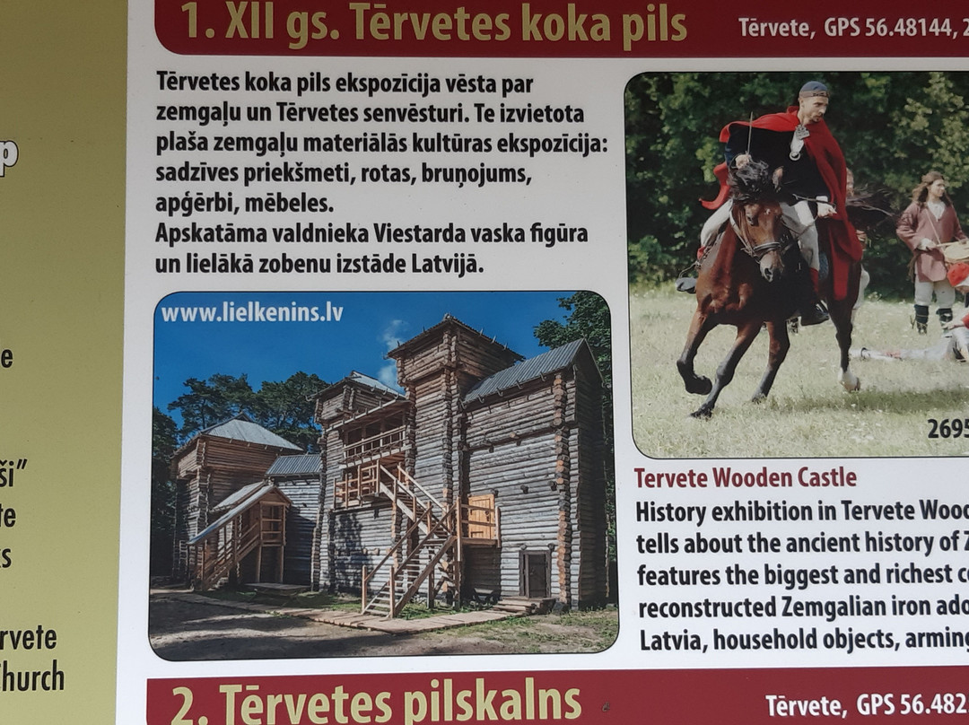 Tērvetes Wooden Castle-Tervete必去景点