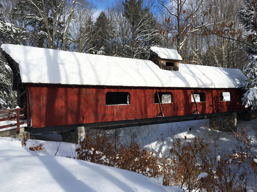 Loon Song Covered Bridge-Lake Ann必去景点
