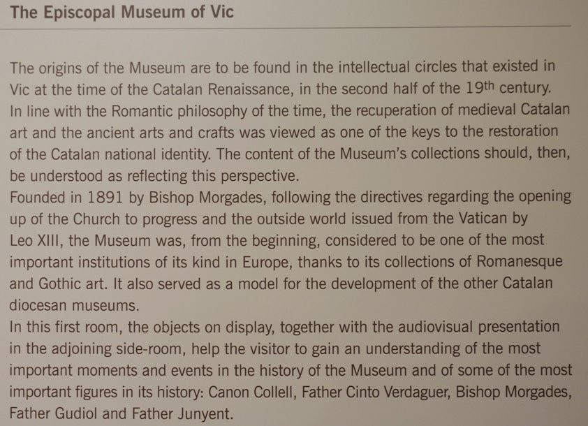 Museo Episcopal de Vic景点图片